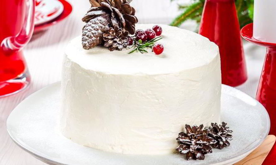 Рецепт новогоднего торта с клюквой