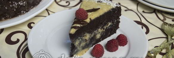 шоколадно-кокосовый торт