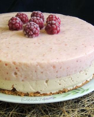 Шоколадно-ягодный торт без муки