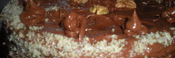 шоколадный торт