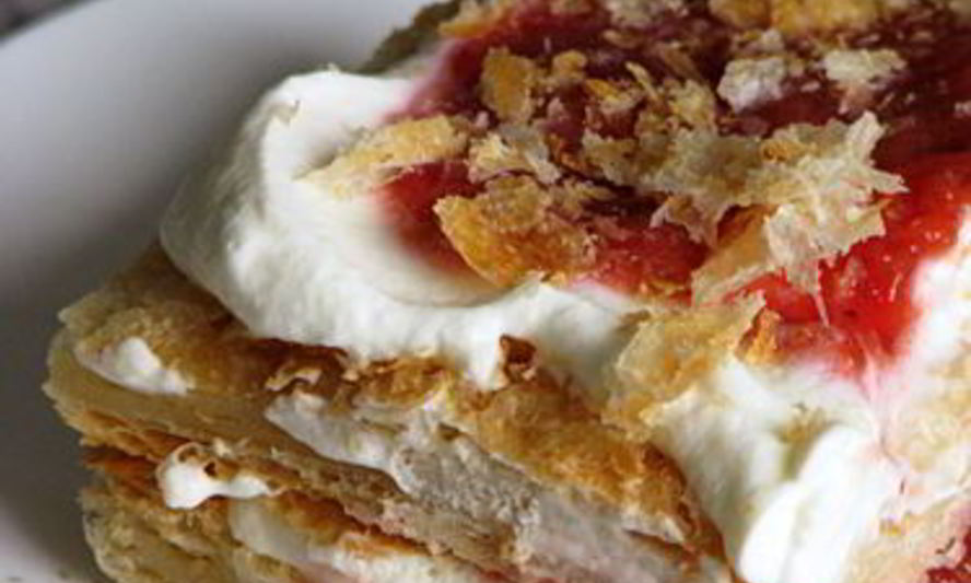 Рецепт сливового наполеона