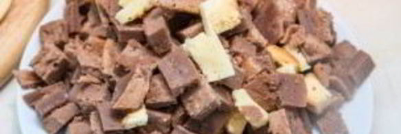 торт из кусочков бисквита