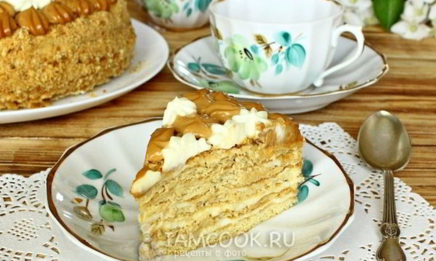 Рецепт торта медовик без яиц