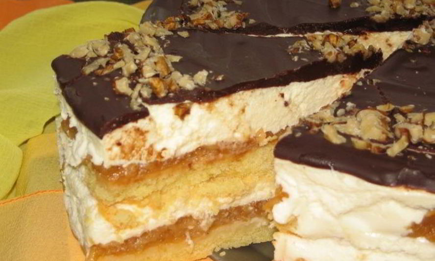 Рецепт торта-пляцка небо на губах