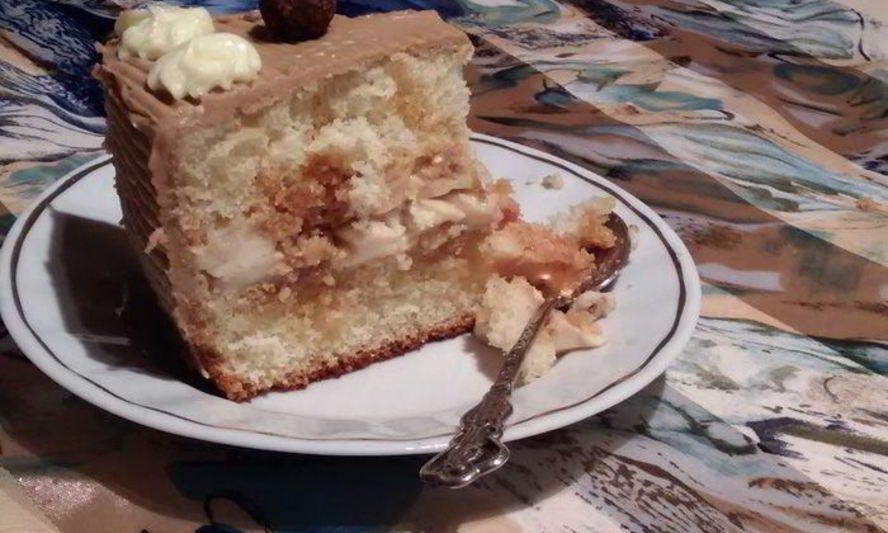 Рецепт торта с муссом крем-брюле из мороженого ко дню святых петра и февронии