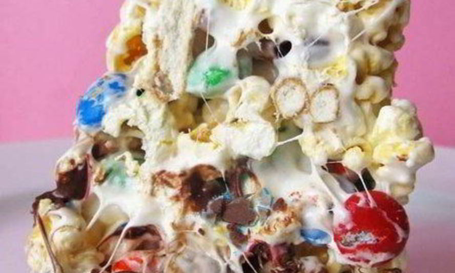 Рецепт торта с попкорном