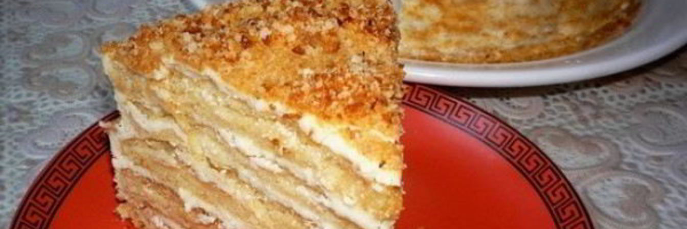 Торт с творожным кремом