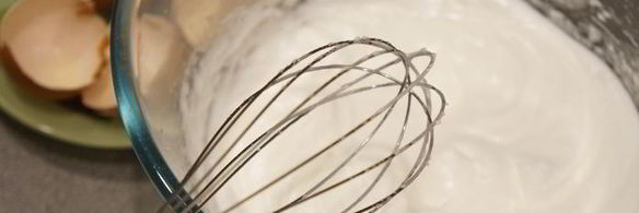 торт сугроб с персиками