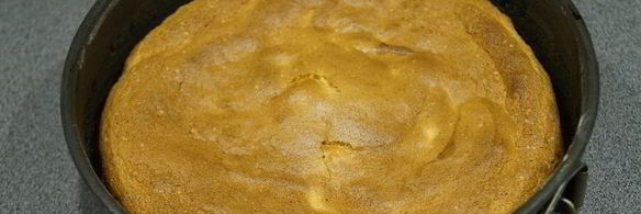 торт сугроб с персиками