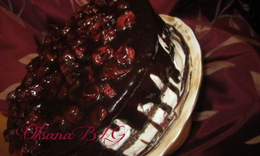 Рецепт торта вишня в шоколаде