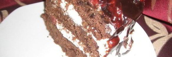 торт вишня в шоколаде