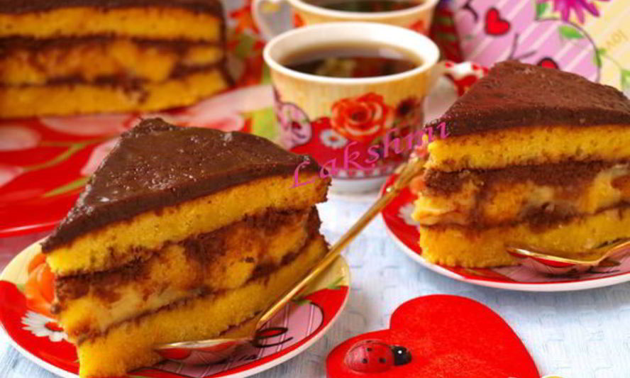 Рецепт тыквенного торта с заварным кремом