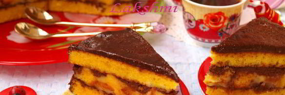 тыквенный торт с заварным кремом