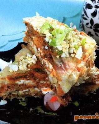 Закусочный рыбный торт