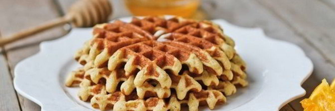 Диетические вафли в вафельнице