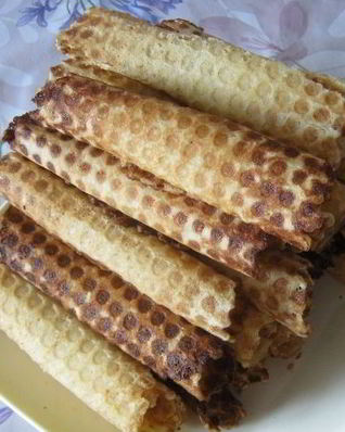 Трубочки со сгущенкой