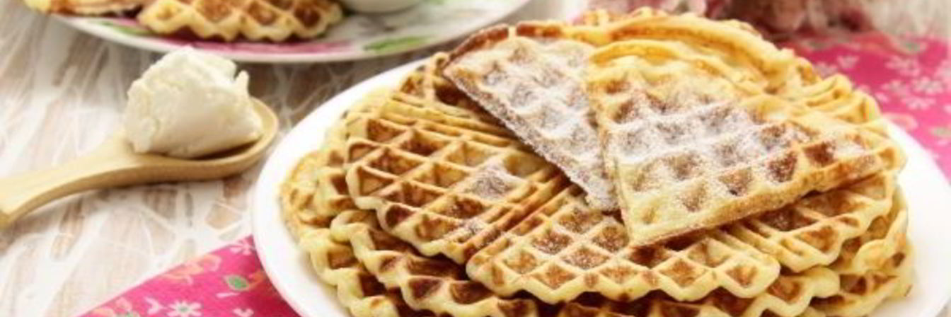 Творожные вафли