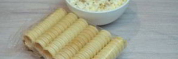 вафельные трубочки с начинкой