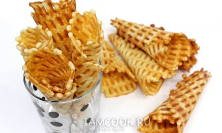 Рецепт вафельных трубочек