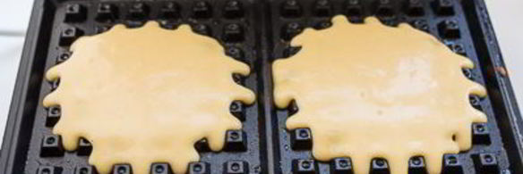 вафли на кукурузной муке с корицей