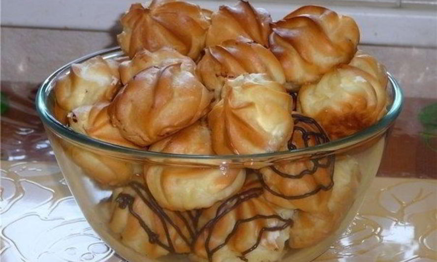 Рецепт профитролей с заварным кремом