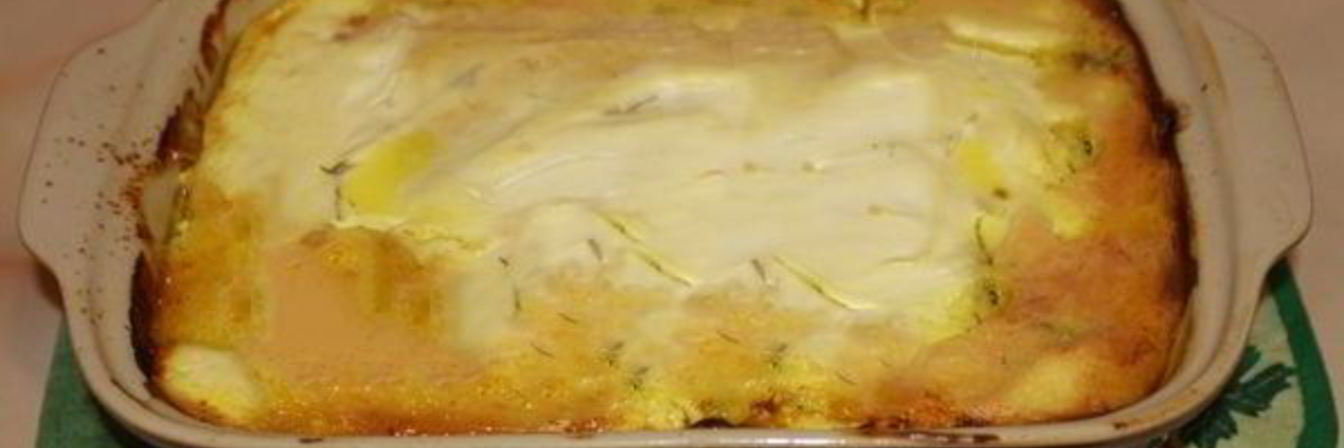 Картофельная запеканка с курицей и сыром