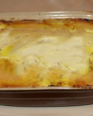 Картофельная запеканка с курицей и сыром