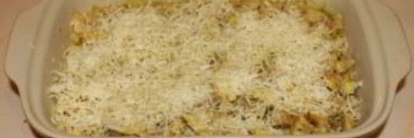 картофельная запеканка с курицей и сыром