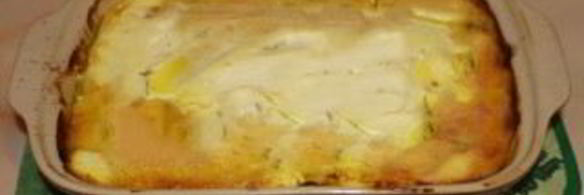 картофельная запеканка с курицей и сыром