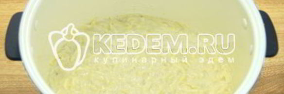 картофельная запеканка с сыром в мультиварке