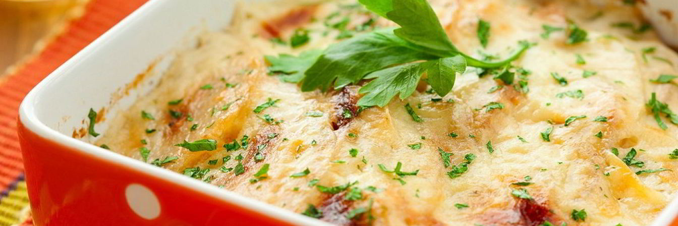 Картофельная запеканка с сыром