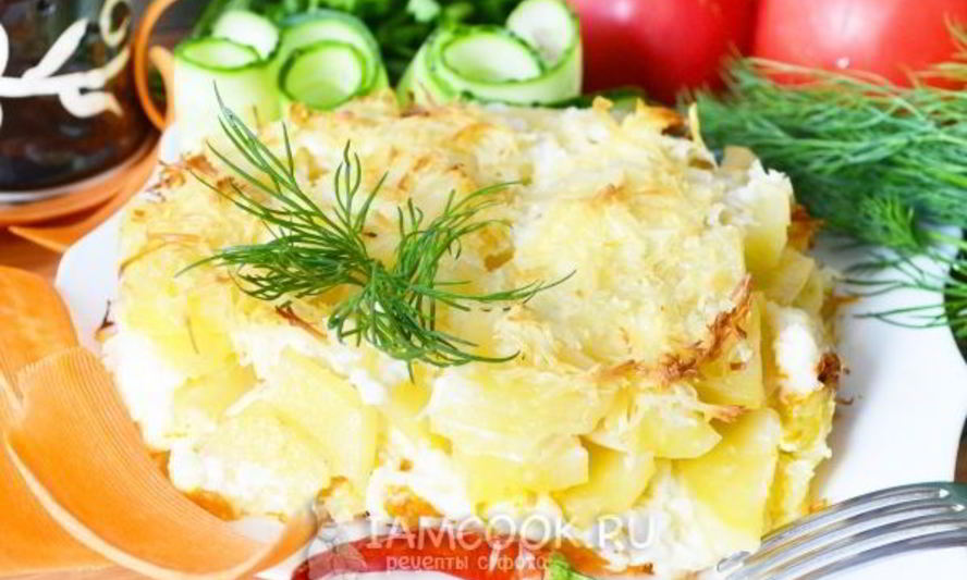 Рецепт картофельной запеканки в хлебопечке