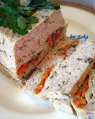 Куриная запеканка, фаршированная ригатони