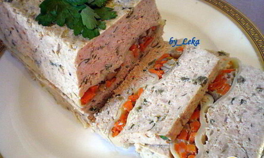 Рецепт куриной запеканки, фаршированной ригатони