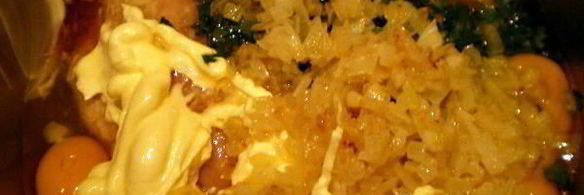 куриная запеканка, фаршированная ригатони