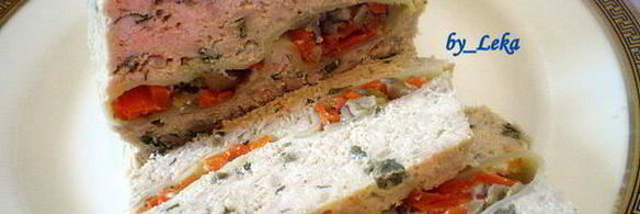 куриная запеканка, фаршированная ригатони