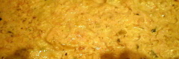 куриная запеканка, фаршированная ригатони