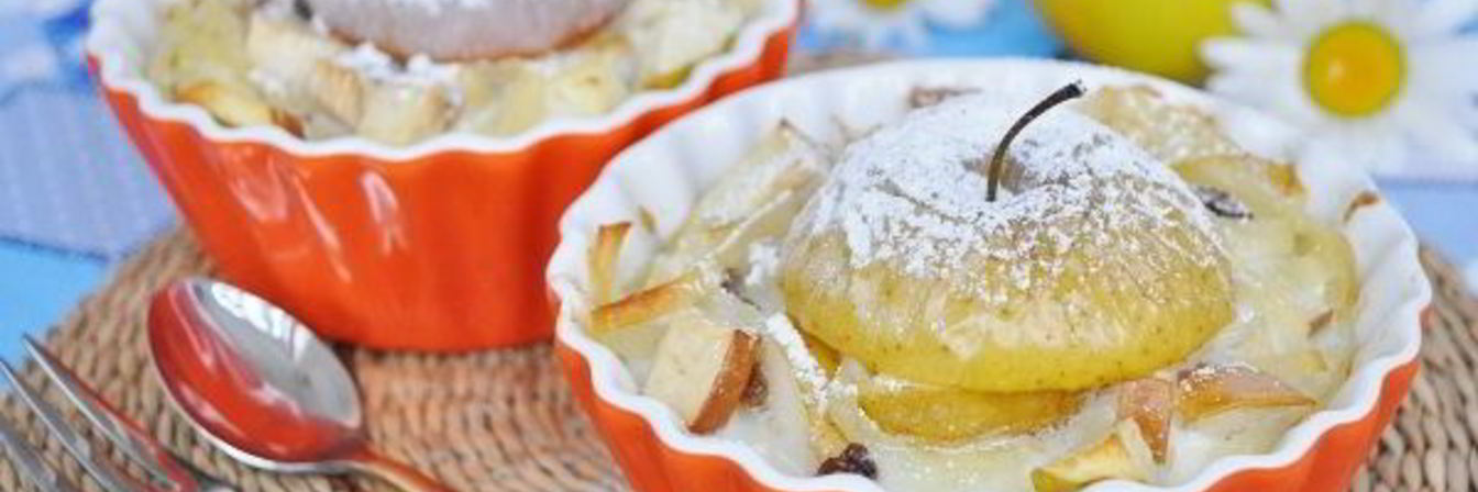 Лапшевник Детский с яблоком и изюмом