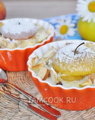 Лапшевник Детский с яблоком и изюмом