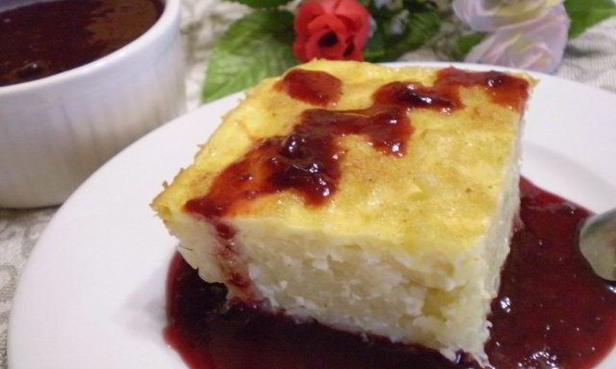 Рецепт лапшевника с творогома