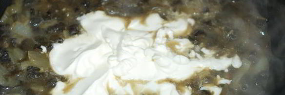 овощная запеканка с грибной подливой