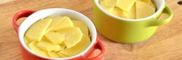 порционная запеканка с красной рыбой