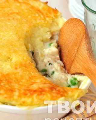 Рыбный пирог-запеканка