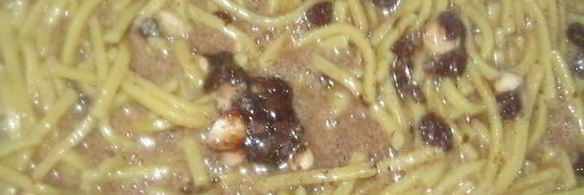 сладкая запеканка из вермишели