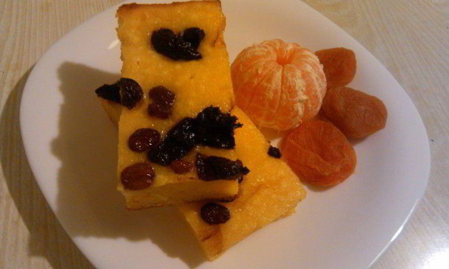 Рецепт творожной запеканки с черносливом