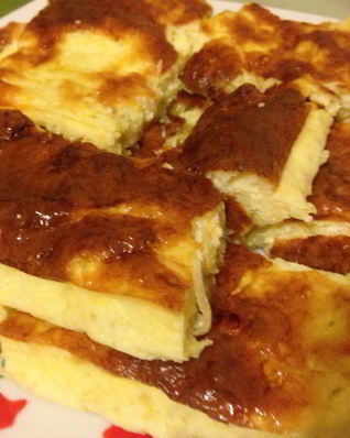 Творожная запеканка с кабачками