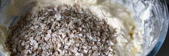 творожная запеканка с овсяными хлопьями