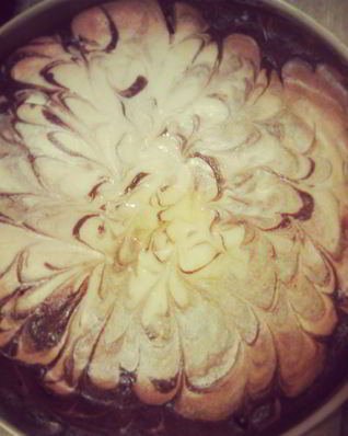 Творожная запеканка с шоколадом