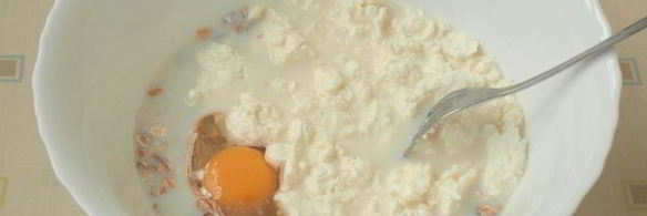 творожно-овсяная запеканка с вишней