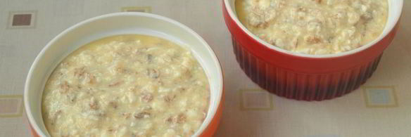 творожно-овсяная запеканка с вишней